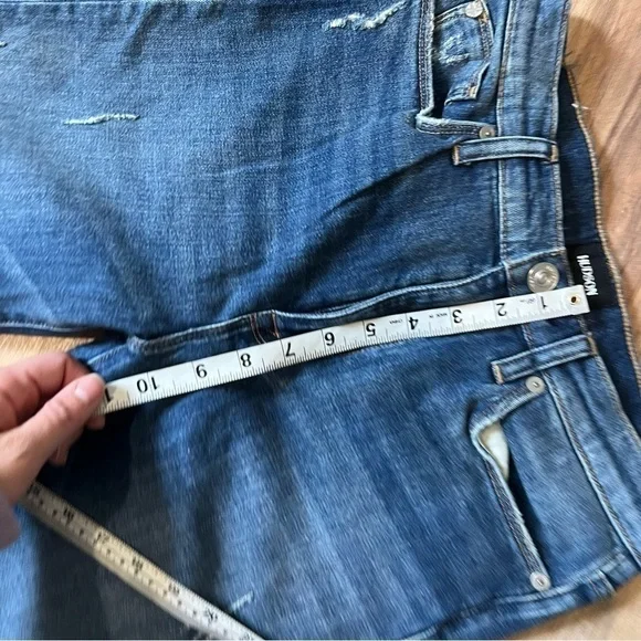 HUDSON Zooey High Rise Straight Leg Crop Jeans